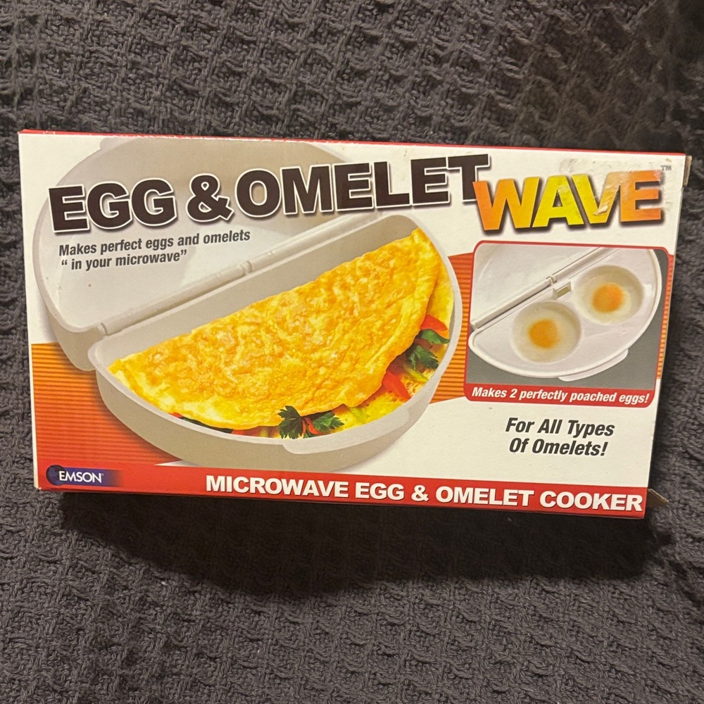🌞Emson Microwave Egg & Omelet Cooker - White